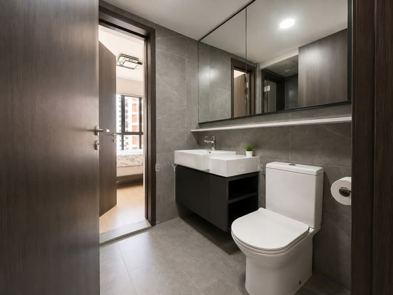 Riverfront Residences, 41 Hougang Avenue 7, 1 Bedroom, 517 sqft, Condominium For Rent, by Zoey Leck, 500188007 - Bathroom - PropertyGuru.com.sg