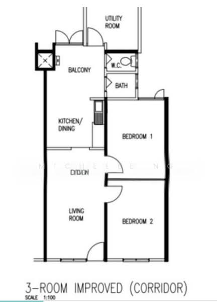 2 Lorong 7 Toa Payoh, 2 Lorong 7 Toa Payoh, 2 Bedrooms, 721 sqft, HDB Flat For Sale, by Michelle Ng, 500188010 - PropertyGuru.com.sg