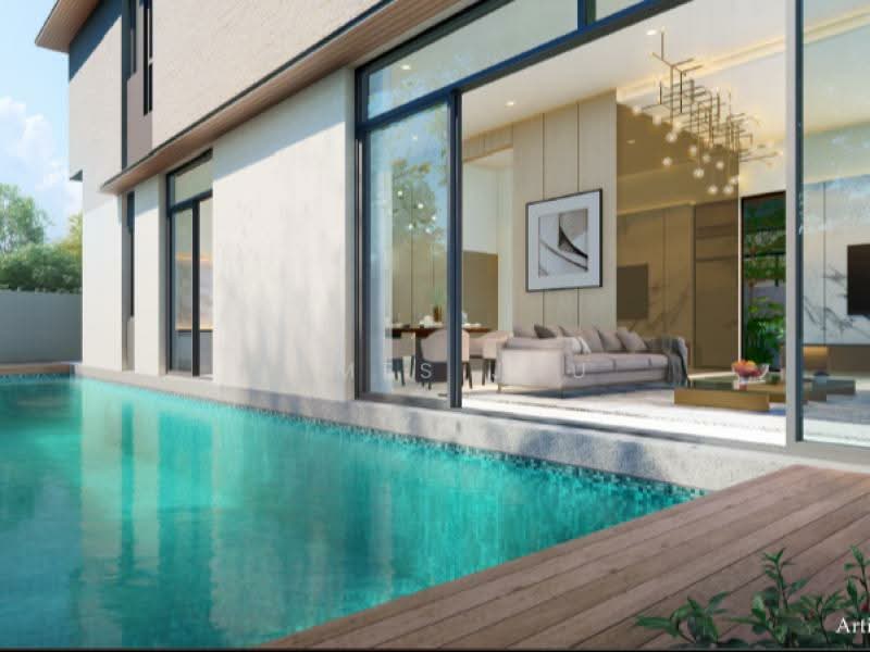 Brand new 2.5 storey bungalow with basement in the heart of Goodman, , 6 Bedrooms, 8,800 sqft, Bungalow House For Sale, by James Jau, 500188094 - Living Room - PropertyGuru.com.sg
