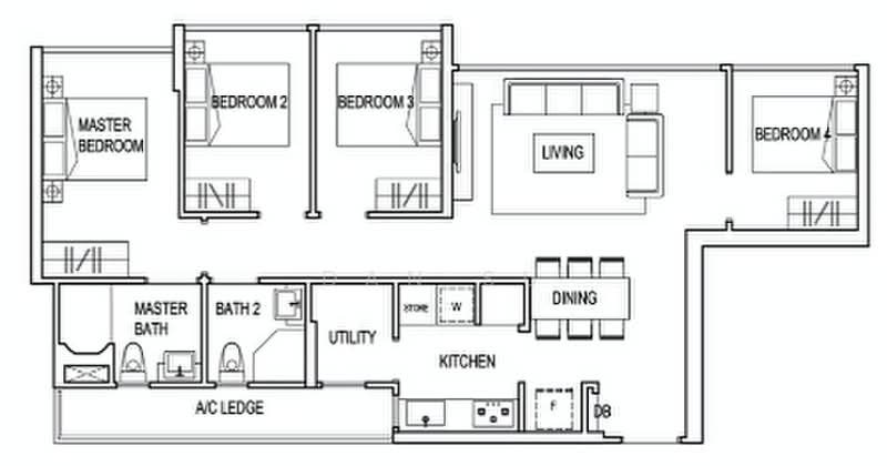 Symphony Suites, 1 Yishun Close, 4 Bedrooms, 1,023 sqft, Condominium For Sale, by Dan Su, 500188116 - PropertyGuru.com.sg