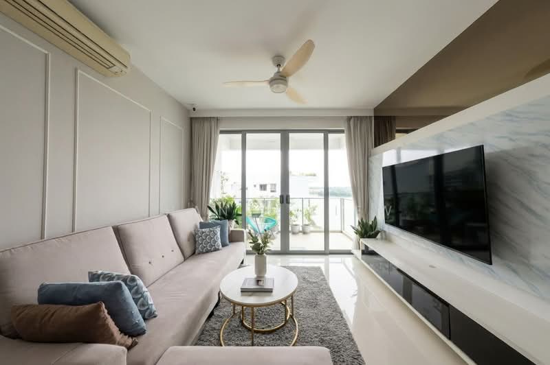 Waterfront Waves, 760 Bedok Reservoir Road, 3 Bedrooms, 1,346 sqft, Condominium For Rent, by Shanel Liew, 500188120 - Living Room - PropertyGuru.com.sg