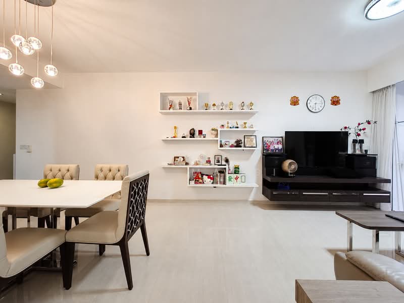Sol Acres, 8 Choa Chu Kang Grove, 3 Bedrooms, 1,066 sqft, Executive Condominium For Sale, by Khoo Maggie, 500188125 - Living Room - PropertyGuru.com.sg