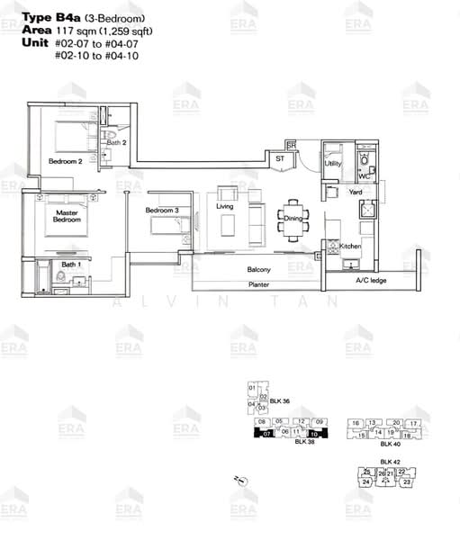 Tierra Vue, 38 Saint Patrick's Road, 3 Bedrooms, 1,259 sqft, Condominium For Sale, by Alvin Tan, 500188164 - PropertyGuru.com.sg