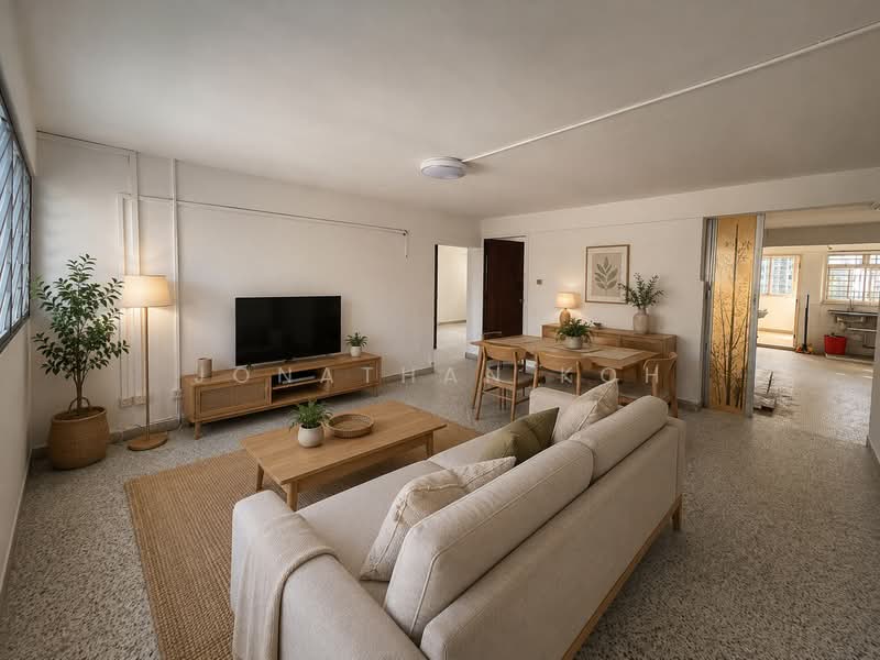 45 Marine Crescent, 45 Marine Crescent, 4 Bedrooms, 947 sqft, HDB Flat For Sale, by Jonathan Koh, 500188225 - Living Room - PropertyGuru.com.sg