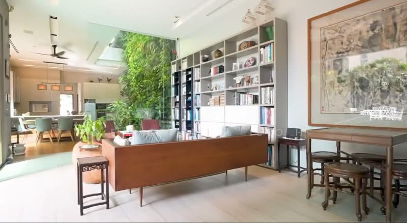 EXCLUSIVE LISTING IN EXCLUSIVE ENCLAVE, 1 KM TO TAO NAN, ST. STEPHEN'S & NGEE ANN PRIMARY SCHOOLS, East Coast / Marine Parade, 5 Bedrooms, 6,000 sqft, Semi-Detached House For Sale, by Benjamin Soh, 500188263 - Living Room - PropertyGuru.com.sg