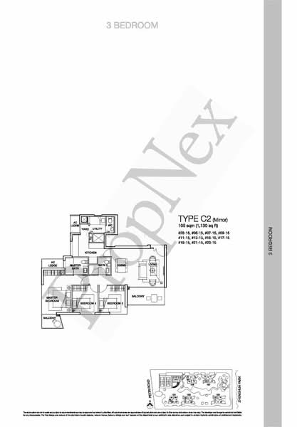 Foresque Residences, 101 Petir Road, 3 Bedrooms, 1,130 sqft, Condominium For Sale, by Jovan Tay, 500188280 - PropertyGuru.com.sg
