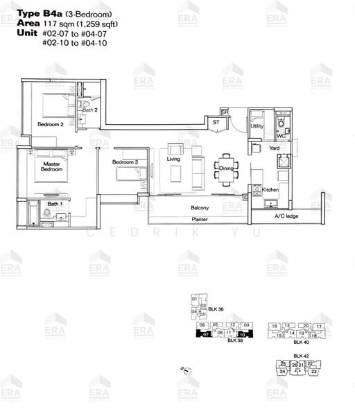 Tierra Vue, 36 Saint Patrick's Road, 3 Bedrooms, 1,259 sqft, Condominium For Sale, by Cedrik Yu, 500188304 - PropertyGuru.com.sg
