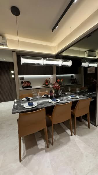 Hudson Place Residences, Buona Vista / West Coast / Clementi New Town, 3 Bedrooms, 1,023 sqft, Condominium For Sale, by Clara Low, 500188310 - Dining Room - PropertyGuru.com.sg