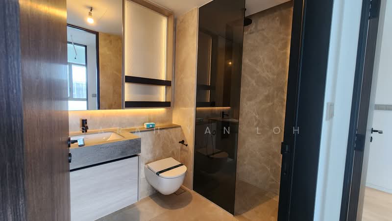 The Reef at King's Dock, 10 Harbourfront Avenue, 2 Bedrooms, 732 sqft, Condominium For Rent, by Sarah Yan Loh, 500188340 - Bathroom - PropertyGuru.com.sg