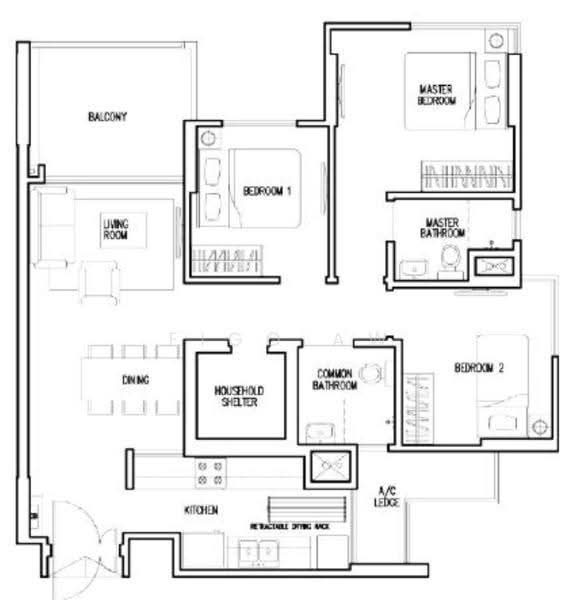 475D Upper Serangoon Crescent, 475D Upper Serangoon Crescent, Hougang / Punggol / Sengkang, 3 Bedrooms, 990 sqft, HDB Flat For Sale, by Figo Aw, 500188369 - PropertyGuru.com.sg