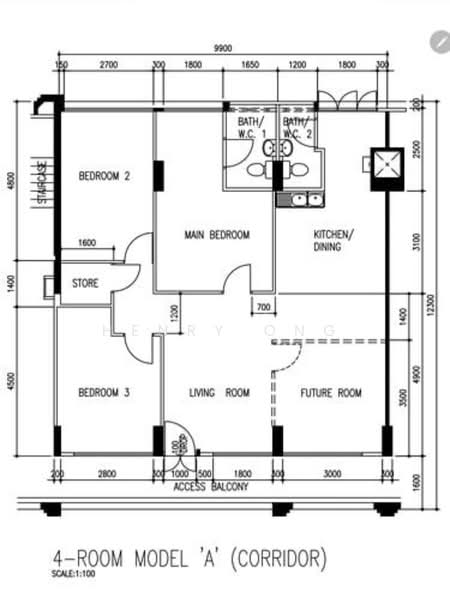 831 Hougang Central, 831 Hougang Central, 3 Bedrooms, 1,119 sqft, HDB Flat For Sale, by Henry Ong, 500188390 - PropertyGuru.com.sg