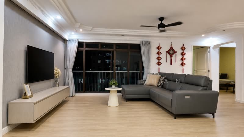 663B Jurong West Street 65, 663B Jurong West Street 65, 3 Bedrooms, 1,184 sqft, HDB Flat For Sale, by Tan Hui Shan, 500188393 - Living Room - PropertyGuru.com.sg