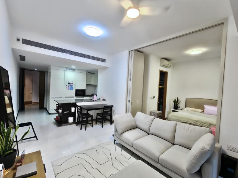Marina One Residences, 21 Marina Way, Boat Quay / Raffles Place / Marina, 1 Bedroom, 678 sqft, Condominium For Sale, by Aaron Lin, 500188396 - Living Room - PropertyGuru.com.sg