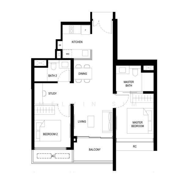 Lentor Hills Residences, 31 Lentor Hills Road, Mandai / Upper Thomson, 2 Bedrooms, 753 sqft, Apartment For Sale, by Melvin Sim, 500188490 - PropertyGuru.com.sg