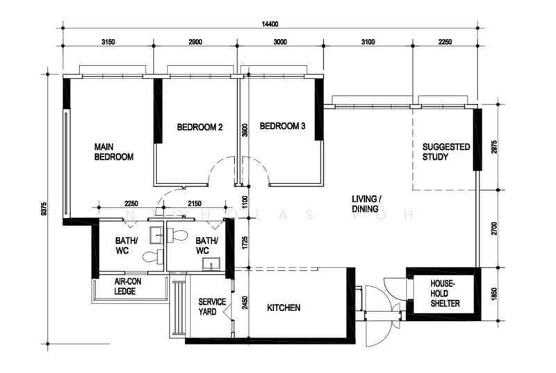 153B Bedok South Road, 153B Bedok South Road, 3 Bedrooms, 1,216 sqft, HDB Flat For Sale, by Nicholas Toh, 500188492 - PropertyGuru.com.sg