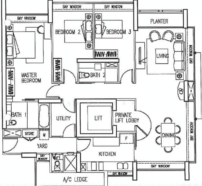 Mins Walk To Newton MRT! 1Km to Prestigious Pri Schools!, , 3 Bedrooms, 1,442 sqft, Condominium For Rent, by Lenny Tan, 500188508 - PropertyGuru.com.sg