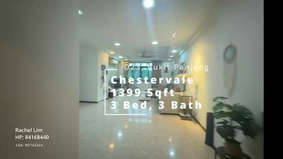 Chestervale, 31 Bangkit Road, 3 Bedrooms, 1,399 sqft, Condominium For Sale, by Rachel Lim, 500188575 - PropertyGuru.com.sg