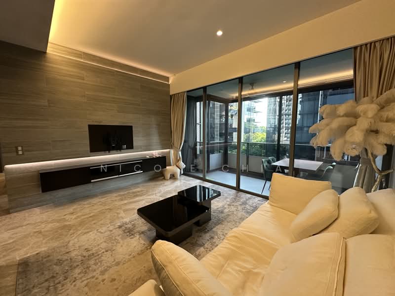 Leedon Residence, 24 Leedon Heights, 2 Bedrooms, 1,044 sqft, Condominium For Sale, by Nicole Chia, 500188610 - Living Room - PropertyGuru.com.sg