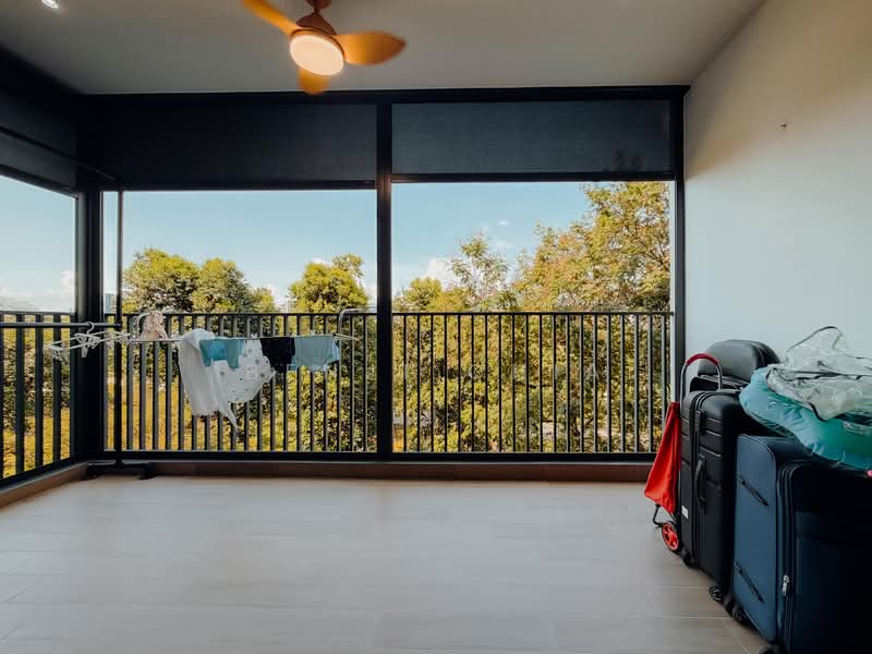 Treasure at Tampines, 57 Tampines Lane, 3 Bedrooms, 915 sqft, Condominium For Rent, by Benji Chia, 500188641 - Balcony - PropertyGuru.com.sg