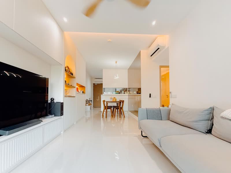 Treasure at Tampines, 57 Tampines Lane, 3 Bedrooms, 915 sqft, Condominium For Rent, by Benji Chia, 500188641 - Living Room - PropertyGuru.com.sg