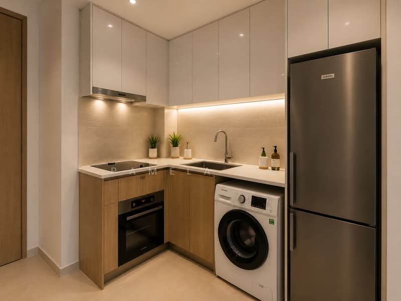 AMO Residence, 21 Ang Mo Kio Rise, 2 Bedrooms, 678 sqft, Condominium For Rent, by Pamela Lim, 500188649 - Kitchen - PropertyGuru.com.sg