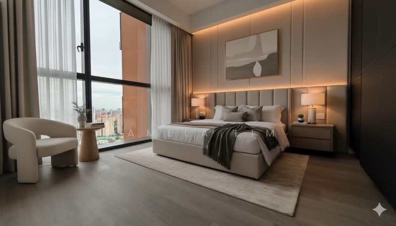AMO Residence, 21 Ang Mo Kio Rise, 2 Bedrooms, 678 sqft, Condominium For Rent, by Pamela Lim, 500188649 - Bedroom - PropertyGuru.com.sg