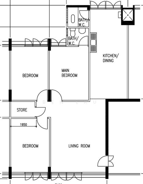 302 Clementi Avenue 4, 302 Clementi Avenue 4, 3 Bedrooms, 990 sqft, HDB Flat For Rent, by Ben Lau, 500188668 - PropertyGuru.com.sg