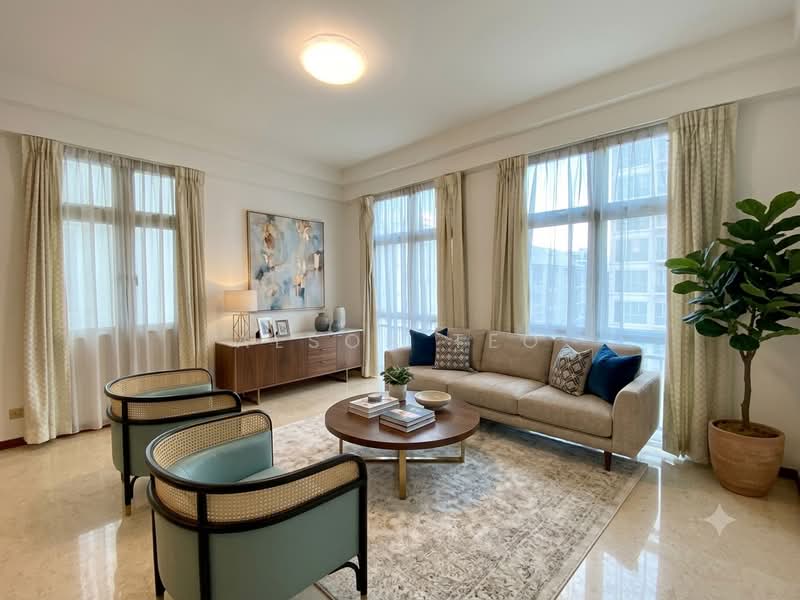 The Aston, 2 Kay Poh Road, 1 Bedroom, 667 sqft, Condominium For Sale, by Alson Teo, 500188677 - Living Room ~ Virtual Stage Photography - PropertyGuru.com.sg