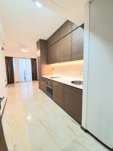 Queens Peak, 1 Dundee Road, 1 Bedroom, 441 sqft, Condominium For Rent, by Jeremy Li, 500188685 - Kitchen - PropertyGuru.com.sg