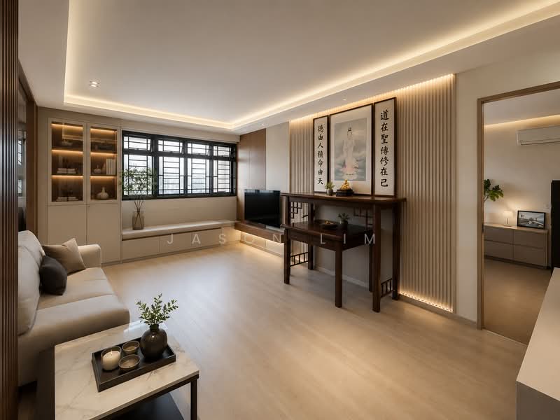 101 Ang Mo Kio Avenue 3, 101 Ang Mo Kio Avenue 3, 3 Bedrooms, 1,260 sqft, HDB Flat For Sale, by Jason Lim, 500188687 - Living Room - PropertyGuru.com.sg