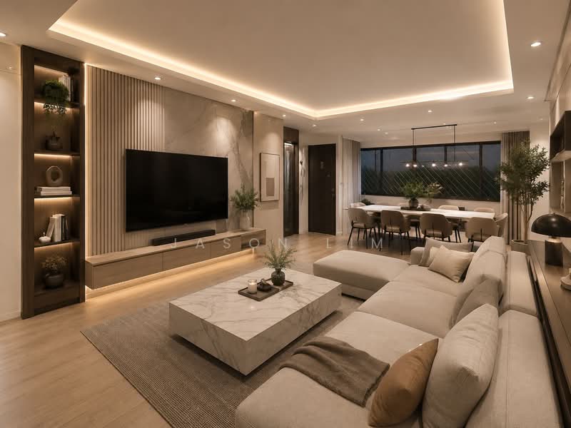 101 Ang Mo Kio Avenue 3, 101 Ang Mo Kio Avenue 3, 3 Bedrooms, 1,260 sqft, HDB Flat For Sale, by Jason Lim, 500188687 - Living Room - PropertyGuru.com.sg