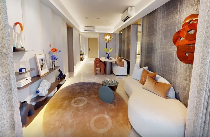 Nava Grove, 38 Pine Grove, 2 Bedrooms, 786 sqft, Condominium For Sale, by Brenda Koh, 500188695 - Living Room - PropertyGuru.com.sg