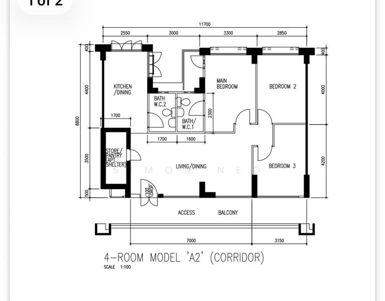 968 Hougang Avenue 9, 968 Hougang Avenue 9, 3 Bedrooms, 968 sqft, HDB Flat For Sale, by Simon Neo, 500188720 - PropertyGuru.com.sg