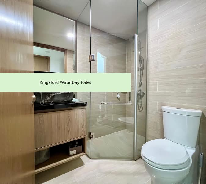 Kingsford Waterbay, 84 Upper Serangoon View, 2 Bedrooms, 872 sqft, Condominium For Rent, by Rozi Faith Naser, 500188722 - Bathroom - PropertyGuru.com.sg