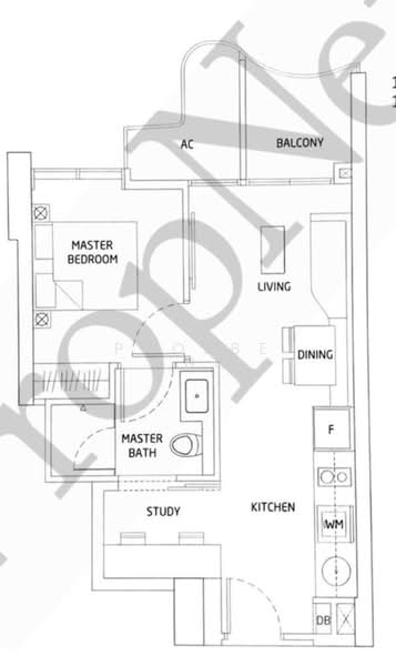 Queens Peak, 1 Dundee Road, 1 Bedroom, 495 sqft, Condominium For Sale, by Phoebe Ang, 500188736 - PropertyGuru.com.sg