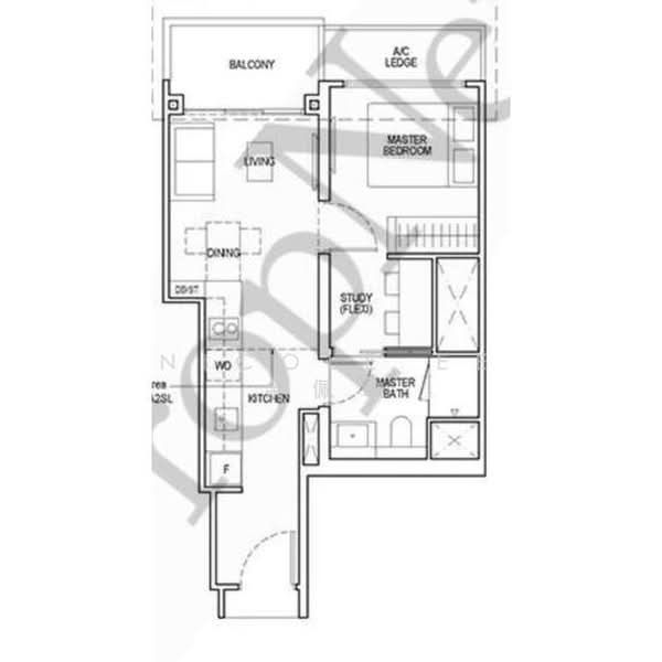 Irwell Hill Residences, 2 Irwell Hill, 1 Bedroom, 495 sqft, Condominium For Sale, by Nicole Ee 余佩敏, 500188782 - PropertyGuru.com.sg