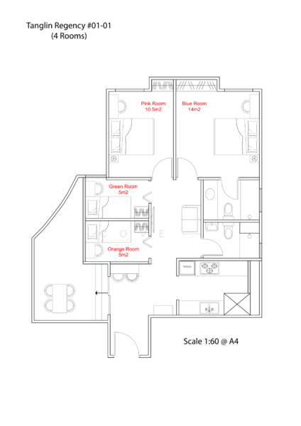 Tanglin Regency, 381 Tanglin Road, Room Rental, 151 sqft, Condominium For Rent, by Cove, 500188804 - PropertyGuru.com.sg