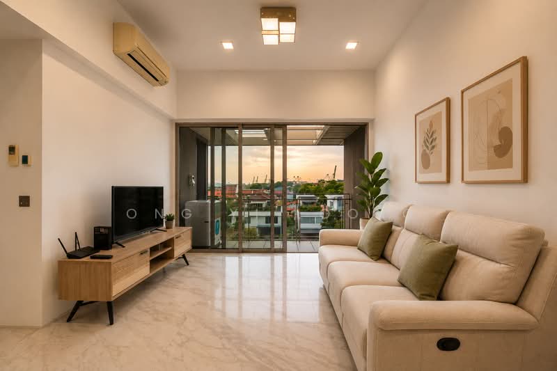 The Sorrento, 55 West Coast Road, 2 Bedrooms, 1,259 sqft, Condominium For Sale, by Ong Yi Loong, 500188820 - Living Room (Artist Impression) - PropertyGuru.com.sg