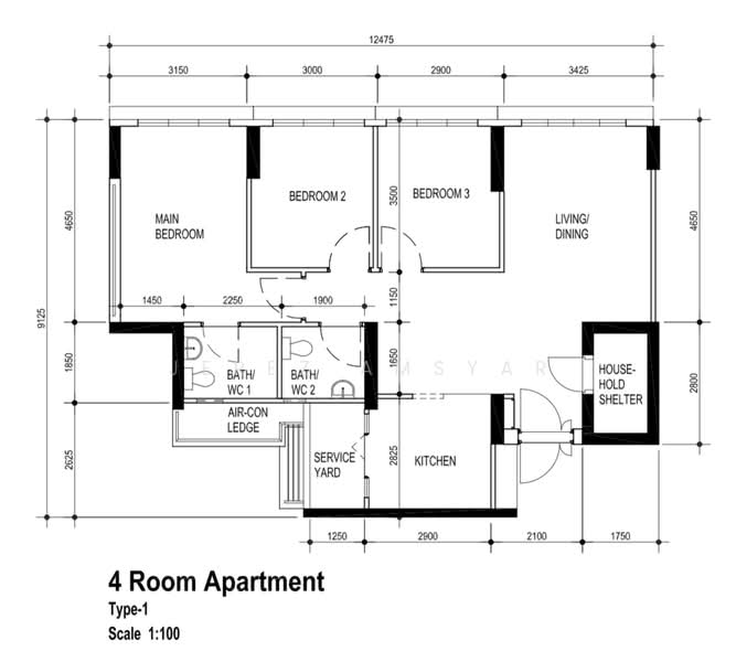 609C Tampines North Drive 1, 609C Tampines North Drive 1, 3 Bedrooms, 1,001 sqft, HDB Flat For Sale, by Jerez Amsyar, 500188878 - PropertyGuru.com.sg