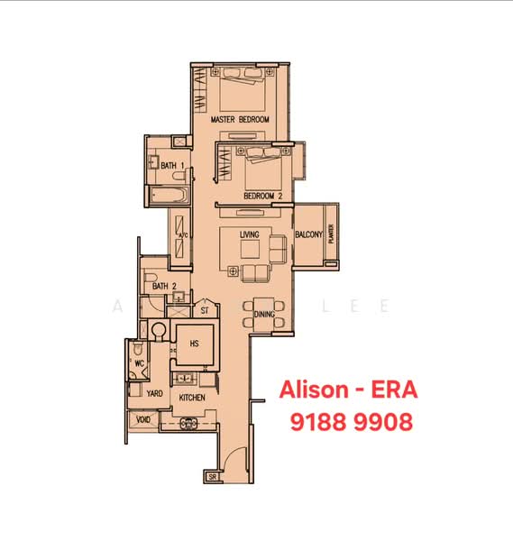 Mera Springs, 81 Carlisle Road, 2 Bedrooms, 1,066 sqft, Condominium For Sale, by Alison Lee, 500188895 - PropertyGuru.com.sg