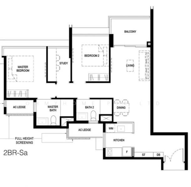 Normanton Park, 57 Normanton Park, 2 Bedrooms, 850 sqft, Condominium For Sale, by BEN CHEE, 500188960 - PropertyGuru.com.sg