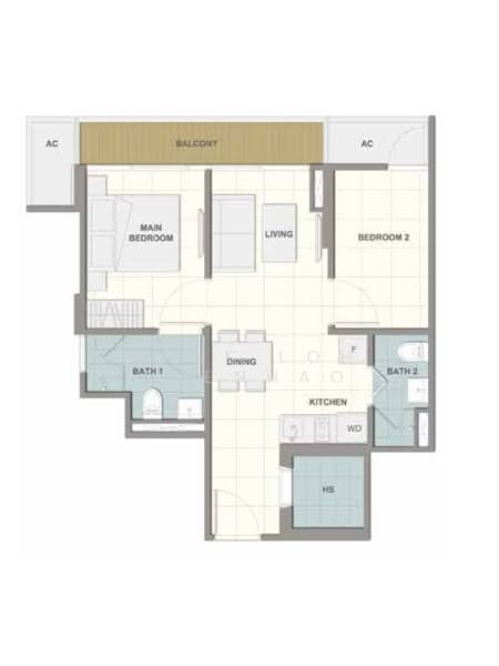 Forte Suites, 88 Mergui Road, 2 Bedrooms, 603 sqft, Condominium For Sale, by Jose Loh Zhenhao, 500188989 - PropertyGuru.com.sg