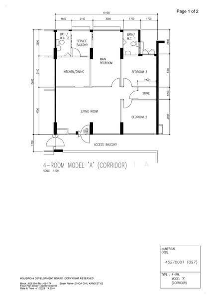 626 Choa Chu Kang Street 62, 626 Choa Chu Kang Street 62, 3 Bedrooms, 1,076 sqft, HDB Flat For Sale, by Zan Chia, 500189020 - PropertyGuru.com.sg
