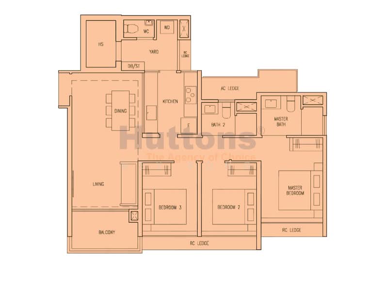 The Botany at Dairy Farm, 3 Dairy Farm Walk, 3 Bedrooms, 1,033 sqft, Condominium For Rent, by Rey Song, 500189105 - PropertyGuru.com.sg