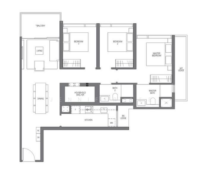 Midtown Modern, 18 Tan Quee Lan Street, 3 Bedrooms, 1,066 sqft, Condominium For Sale, by Jennifer Lee, 500189126 - PropertyGuru.com.sg