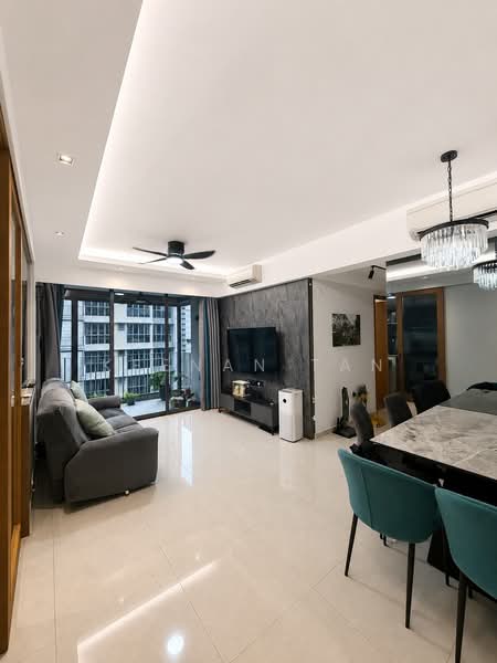 Rivercove Residences EC, 20 Anchorvale Ln, 3 Bedrooms, 1,076 sqft, Condominium For Sale, by Keenan Tan, 500189153 - Living Room - PropertyGuru.com.sg