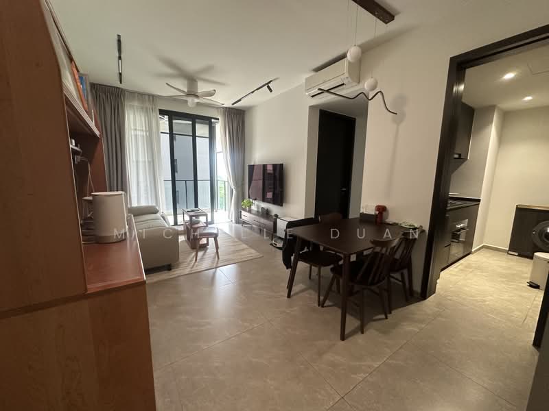 Park Colonial, 10 Woodleigh Lane, 3 Bedrooms, 980 sqft, Condominium For Rent, by Michelle Duan, 500189215 - Living Room - PropertyGuru.com.sg