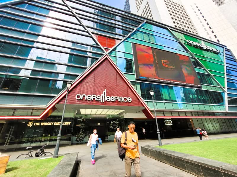 One Raffles Place, 1 Raffles Place, 590 sqft, Mall Shop For Rent, by Audrey Wee, 500189221 - Exterior - CommercialGuru.com.sg