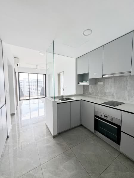 The Garden Residences, 1 Serangoon North View, 2 Bedrooms, 689 sqft, Condominium For Rent, by Nicole Chua, 500189249 - Kitchen - PropertyGuru.com.sg