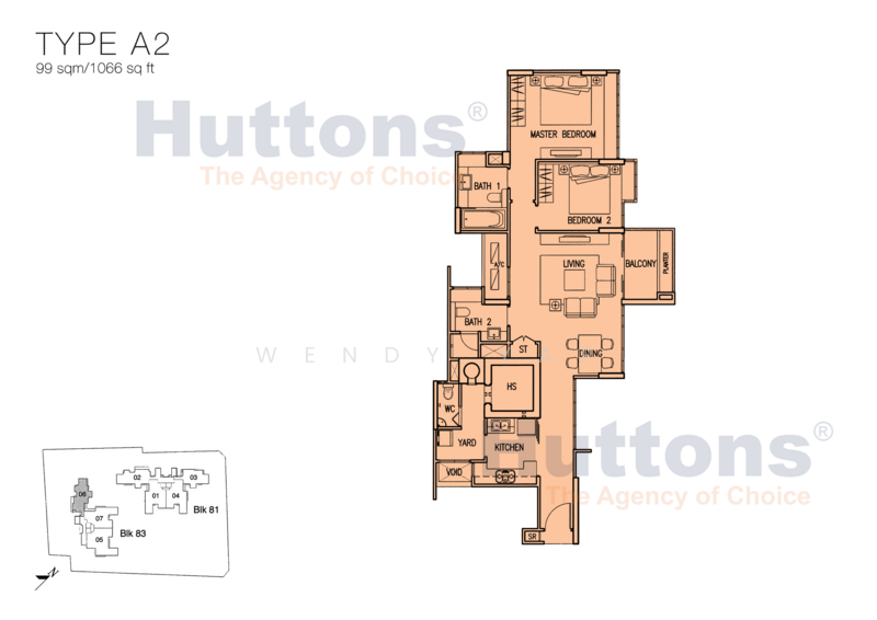 Mera Springs, 81 Carlisle Road, 2 Bedrooms, 1,066 sqft, Condominium For Sale, by Wendy Yap, 500189279 - PropertyGuru.com.sg